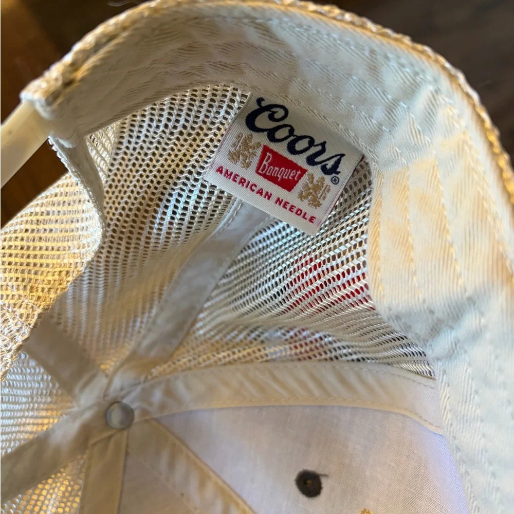 Coors Banquet Beer Patch Distressed Adjustable American NeedleHat - Picture 4 of 4
